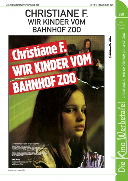 Kinowerbetafel #324 - Christiane F., wir Kinder vom Bahnhof Zoo