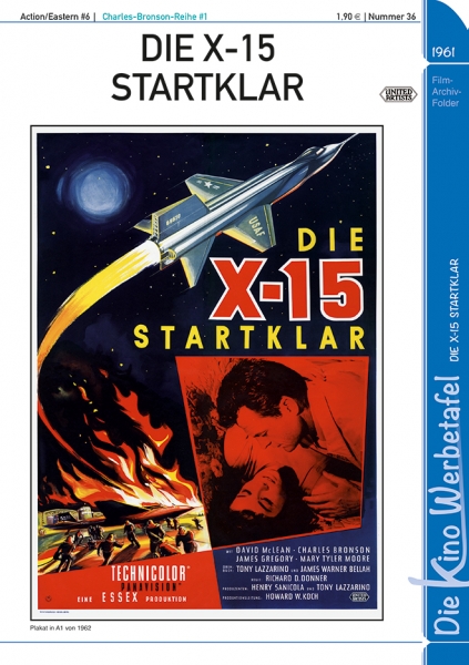 Kinowerbetafel #36 - Die X-15 startklar