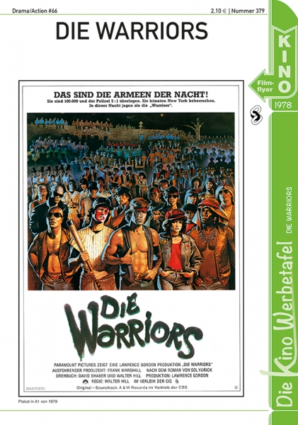 Kinowerbetafel #379 - Die Warriors