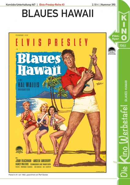 Kinowerbetafel #390 - Blaues Hawaii