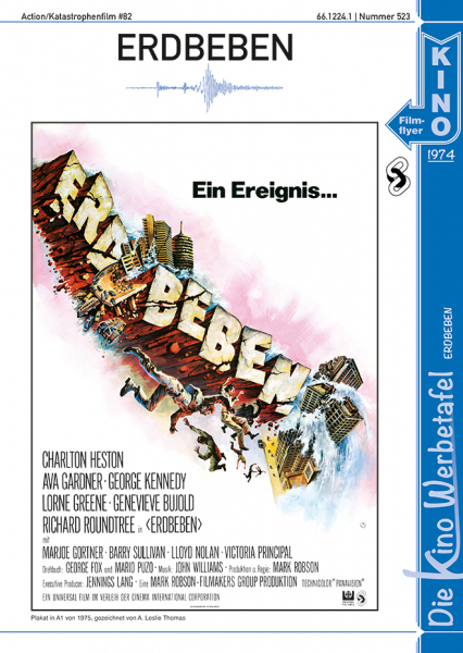 Kinowerbetafel #523 - Erdbeben