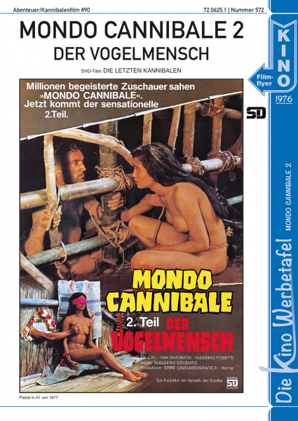 Kinowerbetafel #572 - Mondo Cannibale 2