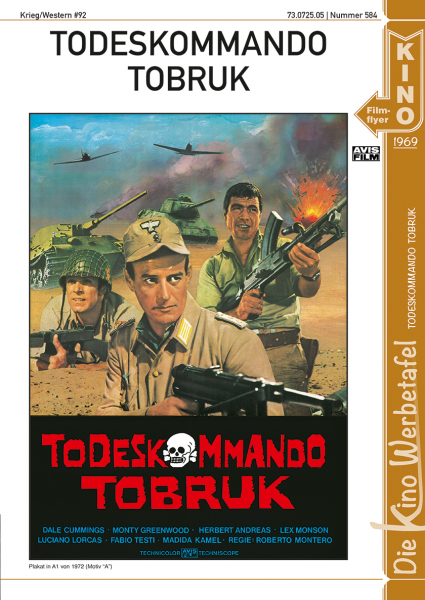 Kinowerbetafel #584 - Todeskomando Tobruk
