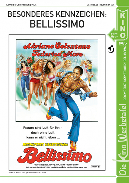 Kinowerbetafel #604 - Besonderes Kennzeichen: Bellissimo