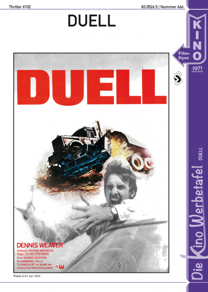 Kinowerbetafel #666 - Duell