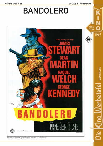 Kinowerbetafel #698 - Bandolero