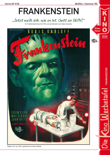 Kinowerbetafel #703 - Frankenstein