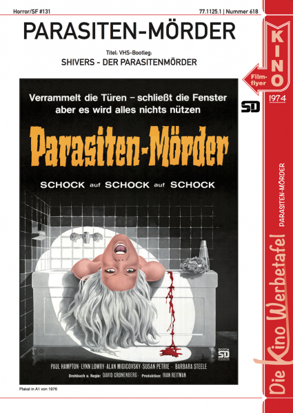 Kinowerbetafel #618 - Parasiten-Mörder