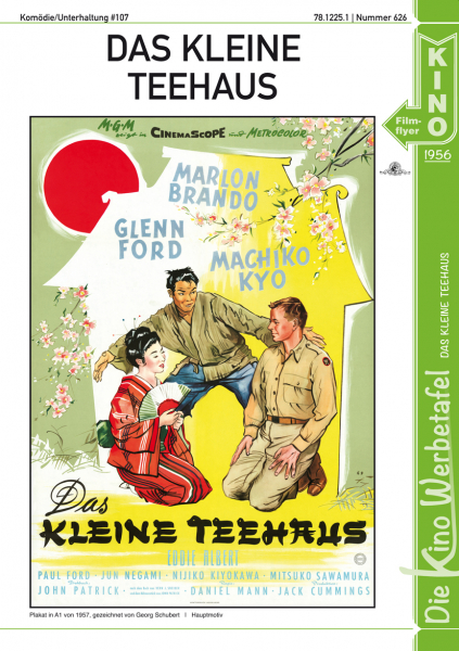 Kinowerbetafel #626 - Das kleine Teehaus