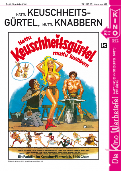 Kinowerbetafel #632 - Hattu Keuschheitsgürtel, muttu knabbern
