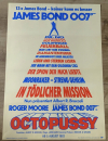 James Bond 007 – Octopussy (1983) - Plakat in A1, Vorankündigungsplakat
